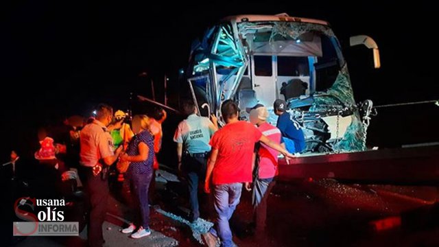 Susana Solis Informa 17 MIGRANTES lesionados en accidente; eran trasladados a Chiapas