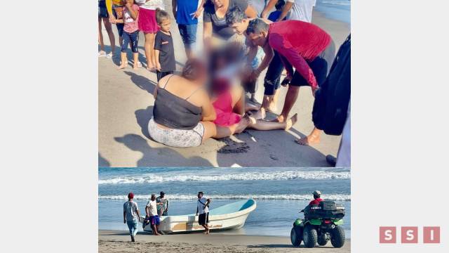 Susana Solis Informa RESCATAN  a dos personas que se ahogaban en Puerto Arista