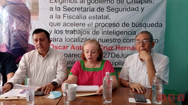 Susana Solis Informa PIDEN a la Fiscalía de Chiapas acelerar búsqueda de maestro desaparecido