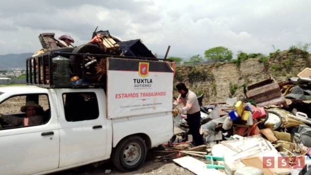 Susana Solis Informa RETIRAN más de mil 800 toneladas de cacharros en campañas en Tuxtla Gutiérrez