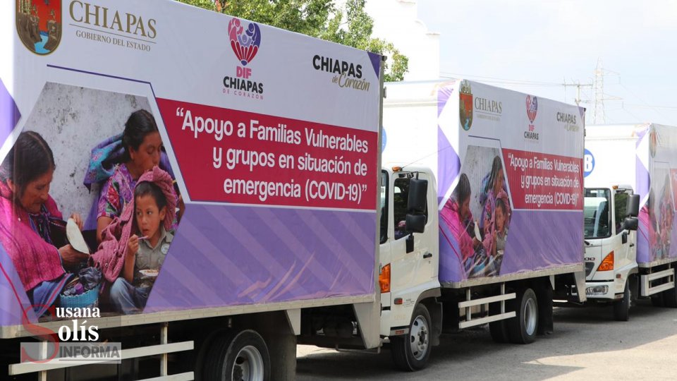 ENTREGAN apoyos a familias vulnerables y grupos en situación de emergencia Susana Solis Informa