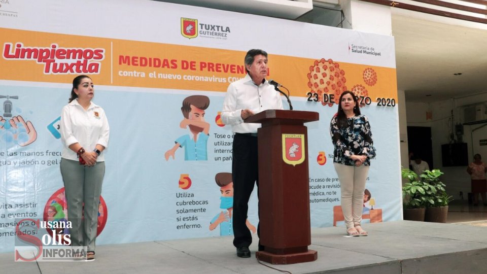REFUERZAN medidas sanitarias en Tuxtla Gutiérrez Susana Solis Informa