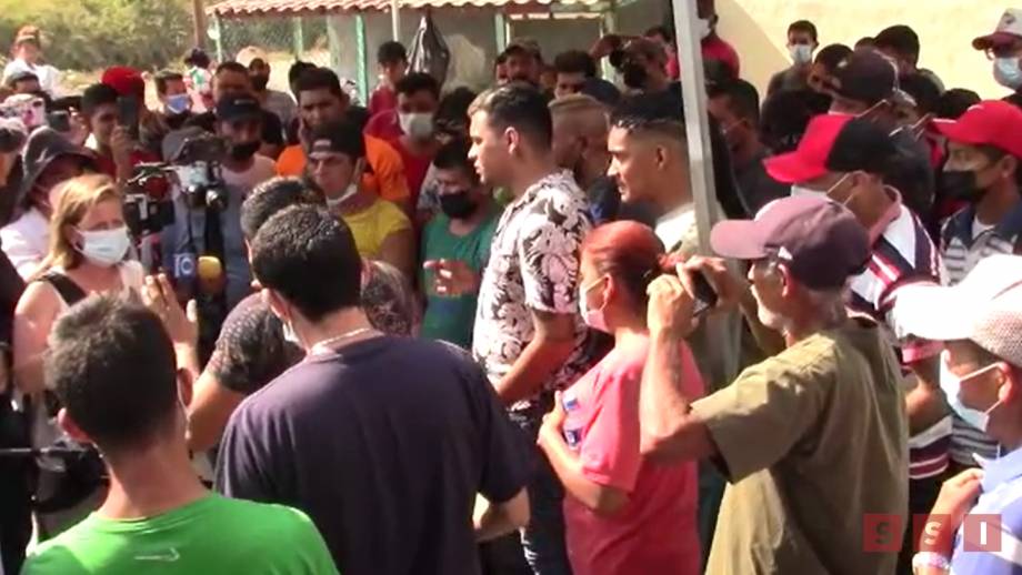 PROTESTAN migrantes por redadas en la frontera sur Susana Solis Informa