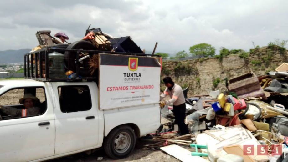 RETIRAN más de mil 800 toneladas de cacharros en campañas en Tuxtla Gutiérrez - Susana Solis Informa
