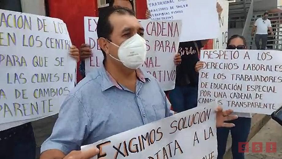 Denuncian violación a derechos laborales de trabajadores de Educación Especial Susana Solis Informa