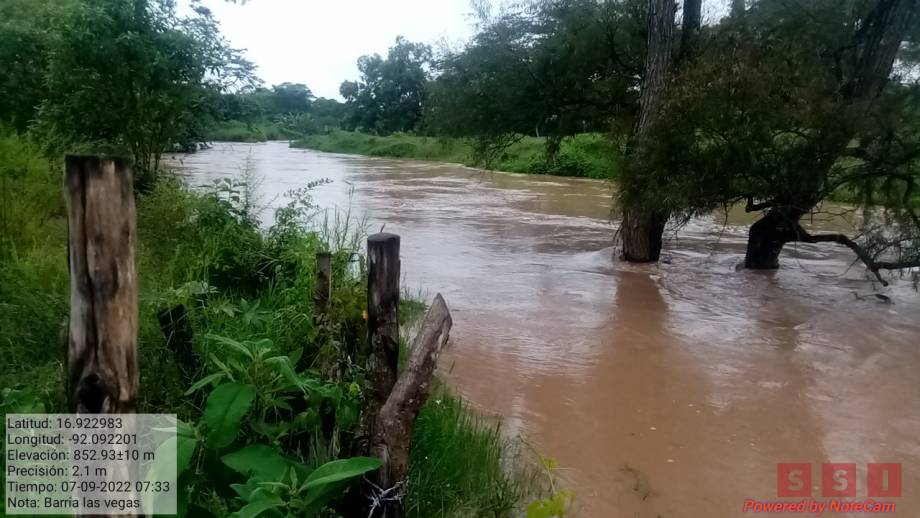 Al máximo nivel ríos en Ocosingo Susana Solis Informa