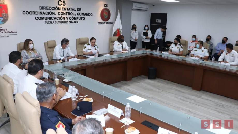 Fortalecen SSyPC y Ayuntamiento de Tuxtla atención de emergencias y conductas delictivas - Susana Solis Informa