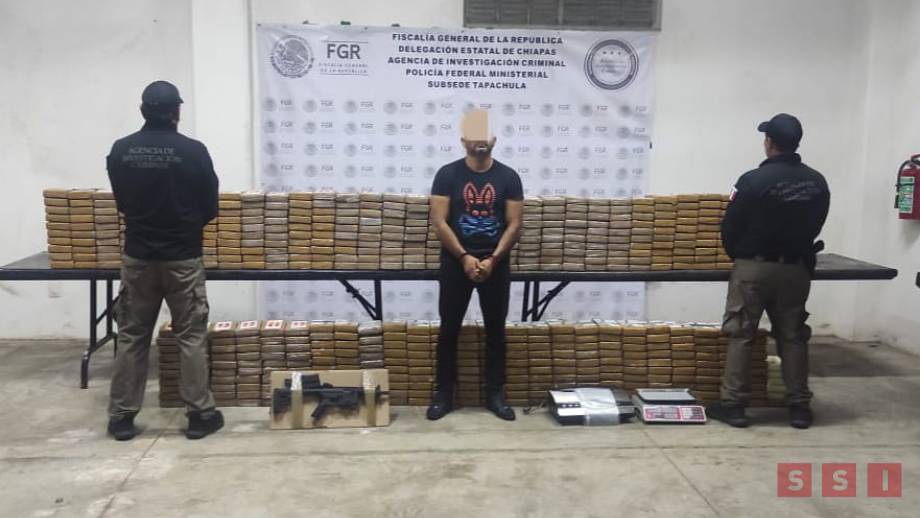 Aseguran media tonelada de cocaína en Tapachula - Susana Solis Informa