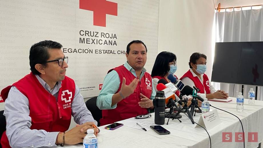 Solo 15 escuelas al año se capacitan en primeros auxilios: Cruz Roja - Susana Solis Informa