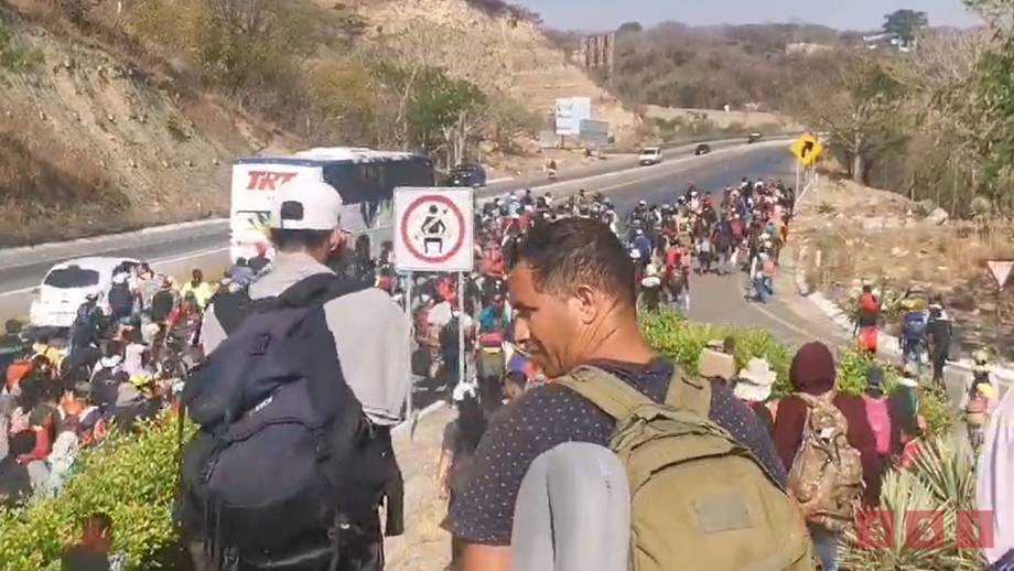 SALE nueva caravana de migrantes desde Tuxtla Gutiérrez Susana Solis Informa