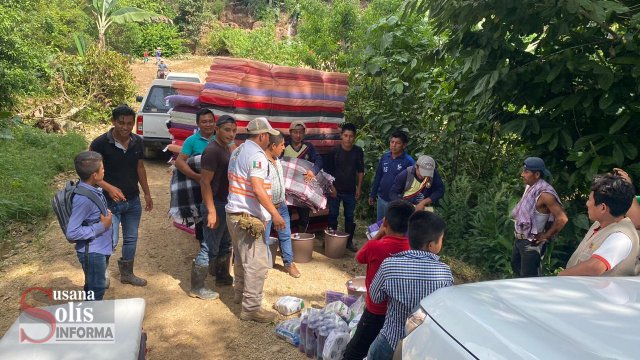 Susana Solis Informa GARANTIZA gobernador Rutilio Escandón apoyo alimentario y ayuda a familias damnificadas