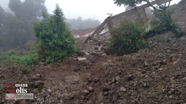 Susana Solis Informa SIMOJOVEL con 30 casas destruidas por las lluvias, aún no hay ayuda