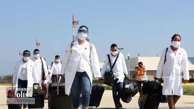 Susana Solis Informa ENVÍA Chiapas a trabajadores de la salud a CDMX para atender casos de COVID-19
