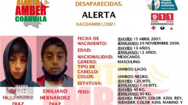 Susana Solis Informa INFANTES de Chiapas son buscados en Coahuila, se escaparon de un refugio