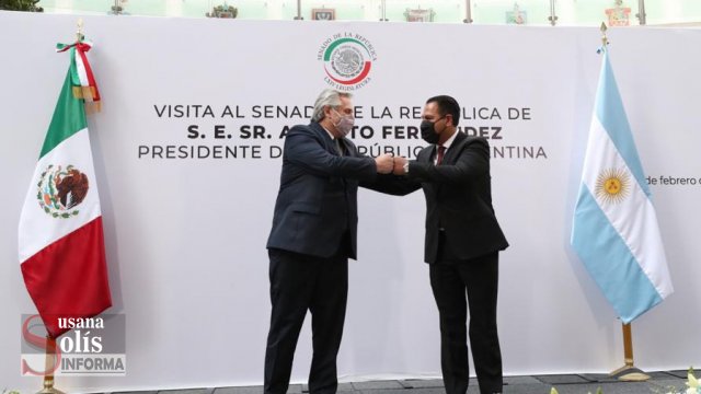 Susana Solis Informa Recibe ERA a presidente de Argentina, Alberto Fernández