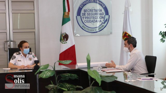 Susana Solis Informa SECRETARIA DE seguridad se reúne con jefe zona sur del Comité Internacional de la Cruz Roja