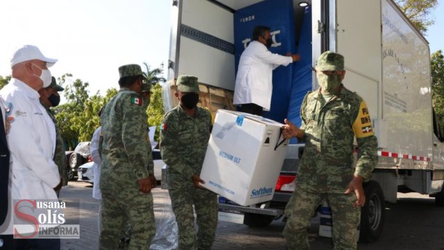 Susana Solis Informa LLEGAN a Chiapas lote con más de 50 mil vacunas contra COVID-19
