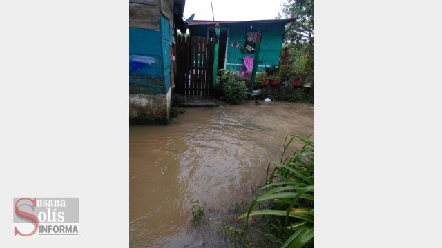 Susana Solis Informa ENCHARCAMIENTOS y afectaciones dejan lluvias en cuatro municipios de Chiapas