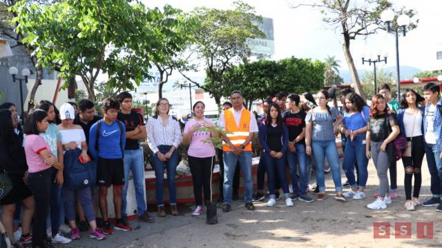 Susana Solis Informa Jóvenes se suman al programa de reforestación en Tuxtla Gutiérrez