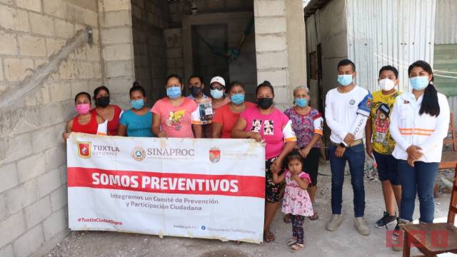 Susana Solis Informa Fortalecen capacidades preventivas a integrantes de Comités Comunitarios de Protección Civil en Tuxtla