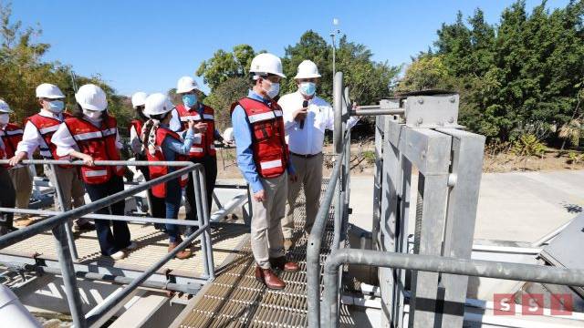 Susana Solis Informa Supervisan rehabilitación de Planta de Tratamiento de Aguas Residuales “Tuchtlán”