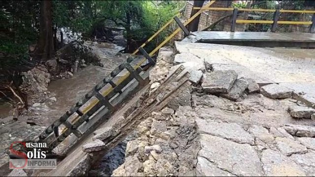 Susana Solis Informa DAÑOS por lluvias afectan infraestructura básica y viviendas en #Chiapas