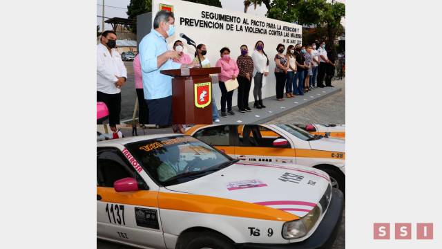 Susana Solis Informa Lanzan en Tuxtla Gutiérrez  programa “Taxis Rosas” para brindar seguridad y confianza a mujeres en el transporte público