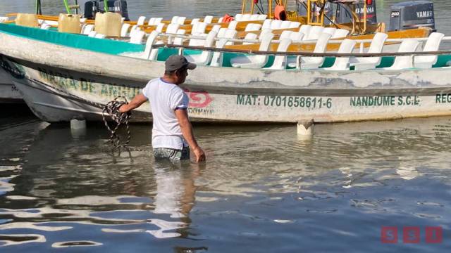 Susana Solis Informa NIVEL del río Grijalva sube a embarcadero de Chiapa de Corzo