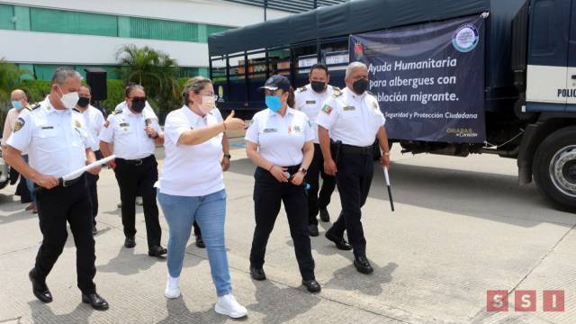 Susana Solis Informa Entrega SSyPC ayuda humanitaria a albergues con población migrante en Chiapas