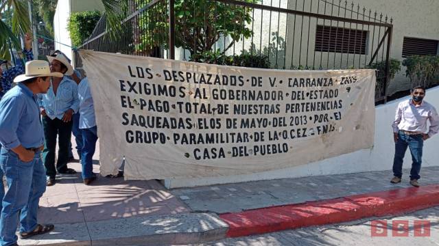 Susana Solis Informa Desplazados de Venustiano Carranza; piden reposición de sus propiedades