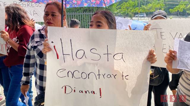 Susana Solis Informa Marchan por Diana; está desaparecida desde hace cuatro días