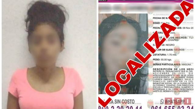 Susana Solis Informa LOCALIZAN a menor reportada como desaparecida