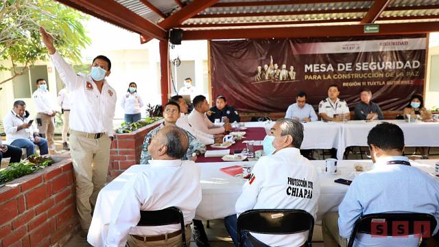 Susana Solis Informa Presenta PC Tuxtla Gutiérrez, Plan Específico de Temporada de Estiaje 2023 en Mesa de Seguridad Región 11
