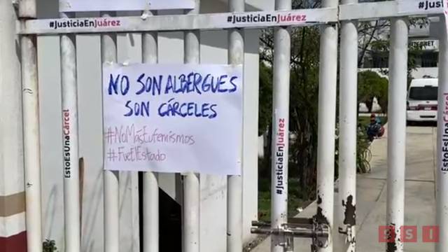 Susana Solis Informa Protestan defensores de derechos humanos contra estaciones migratorias