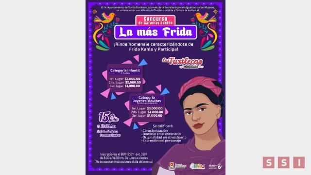 Susana Solis Informa Presentan concurso “La más Frida”, dentro del bazar “El Mercadito Las Tuxtlecas”