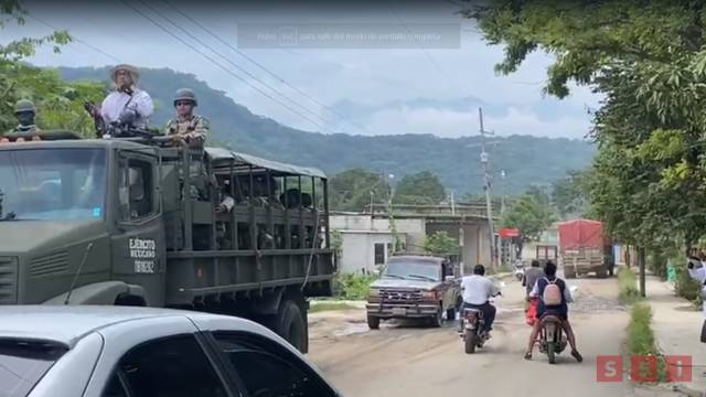 Susana Solis Informa INGRESAN fuerzas armadas a Frontera Comalapa