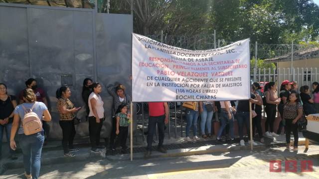 Susana Solis Informa SIN maestros escuela donde hace un año se intoxicaron 100 alumnos