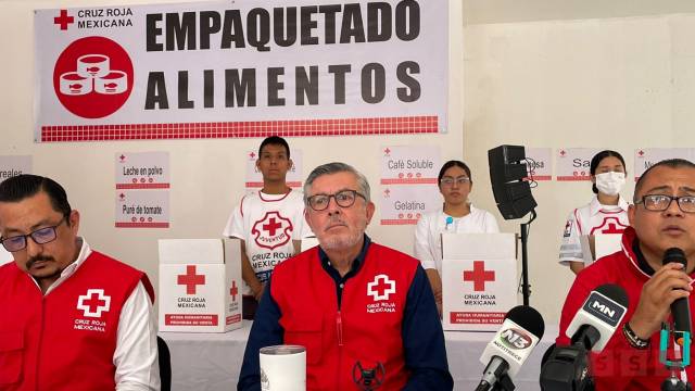 Susana Solis Informa Instala Cruz Roja Centro de Acopio para damnificados de Guerrero