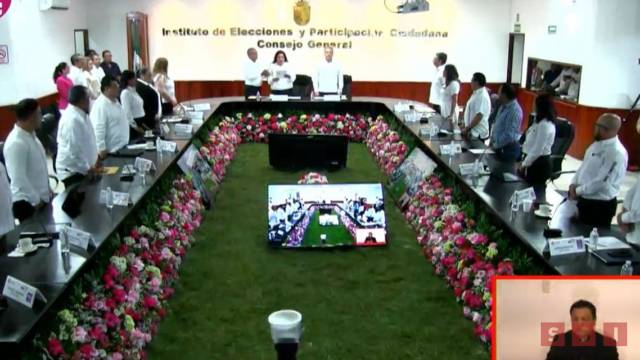 Susana Solis Informa “Elecciones, nunca por la fuerza, jamás por la violencia”: IEPC