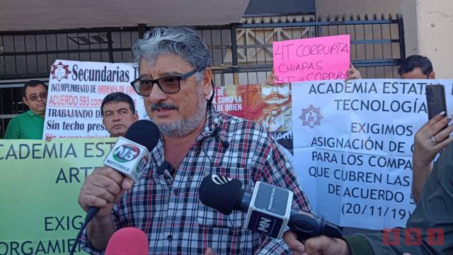Susana Solis Informa Protestan maestros de Escuelas Técnicas en Chiapas