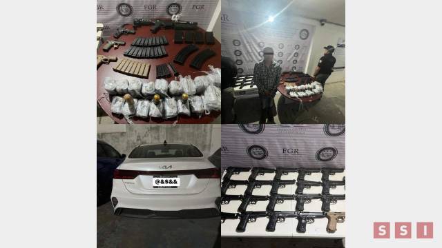 Susana Solis Informa DETIENEN a ex teniente de la SEDENA con decenas de armas