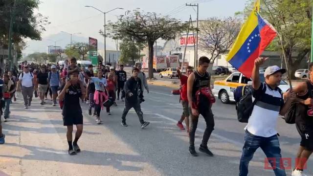 Susana Solis Informa Nueva Caravana Migrante sale de Tuxtla Gutiérrez