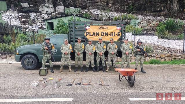 Susana Solis Informa APLICAN Plan DN-III en 16 municipios de Chiapas