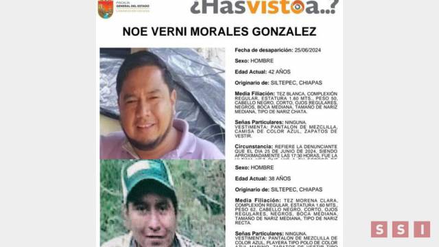 Susana Solis Informa Reportan como desaparecidas a dos personas en Siltepec; una fue candidato