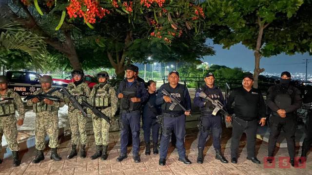 Susana Solis Informa Recorren Policía Municipal y Ejército colonias de Tuxtla para garantizar seguridad de la población