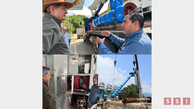 Susana Solis Informa Instala SMAPA equipos de bombeo nuevos en 4 plantas de bombeo del Sistema Ciudad del Agua