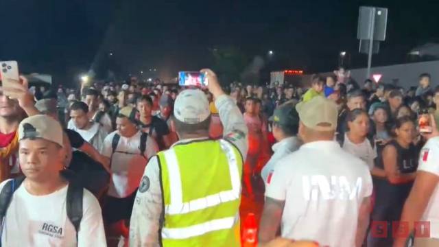 Susana Solis Informa SALE de la Frontera Sur caravana “La Peregrinación”; son más de dos mil migrantes