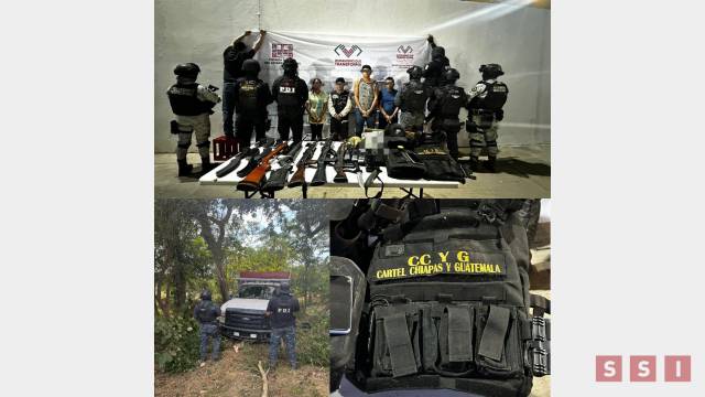 Susana Solis Informa CAEN presuntos integrantes del Cártel Chiapas y Guatemala