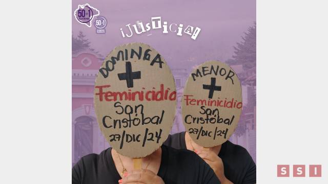 Susana Solis Informa CHIAPAS con la cifra más alta en feminicidios; Colectiva 50 más 1 pide justicia