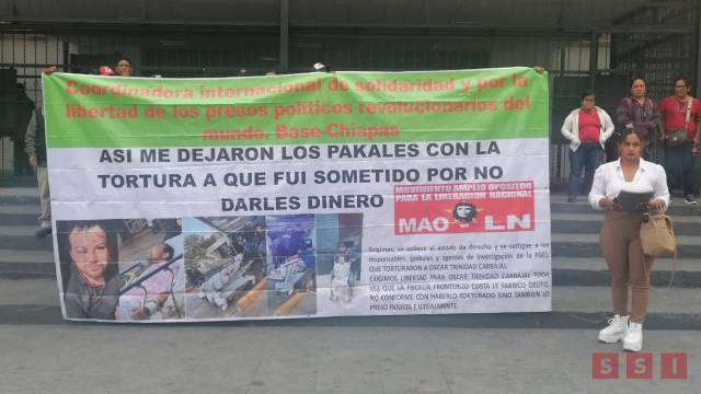 Susana Solis Informa Piden la liberación de Oscar Trinidad; denuncian tortura de la policía estatal